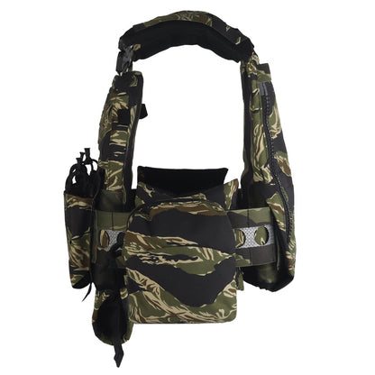 V5 FCPC Modular Plate Carrier with Laser-Cut MOLLE – Full Kit – Tiger Stripe