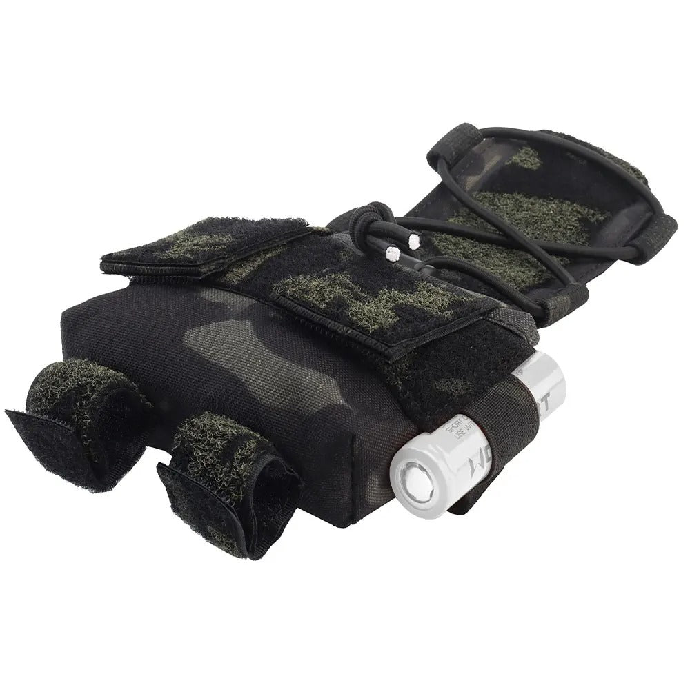 MK2 Tactical Helmet Battery Pouch M-LOK Counterweight - Multicam Black