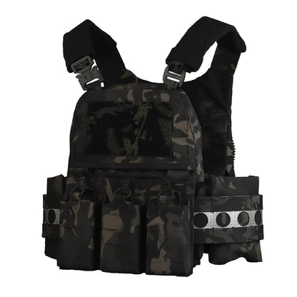 V5 PC Modular Plate Carrier with Laser-Cut MOLLE – Multicam Black