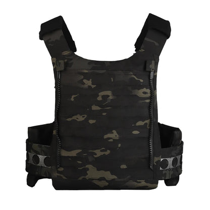 V5 PC Modular Plate Carrier with Laser-Cut MOLLE – Multicam Black