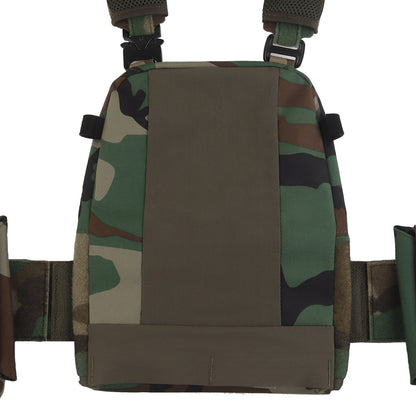 V5 FCPC Modular Plate Carrier with Laser-Cut MOLLE – Full Kit – Woodland