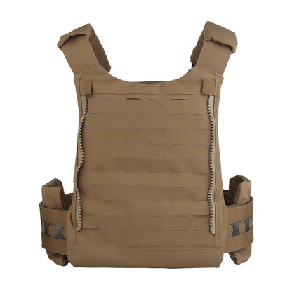 V5 PC Modular Plate Carrier with Laser-Cut MOLLE – Coyote Brown