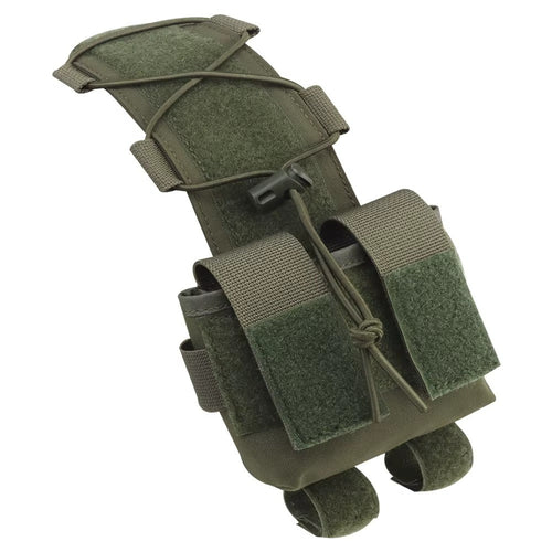 MK2 Tactical Helmet Battery Pouch M-LOK Counterweight - Ranger Green