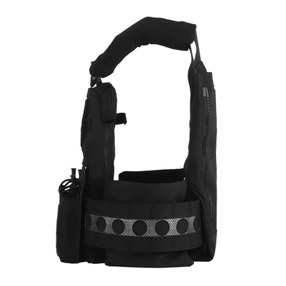 V5 PC Modular Plate Carrier with Laser-Cut MOLLE – Matte Black