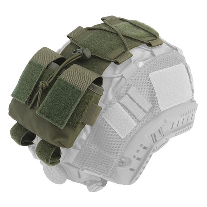 MK2 Tactical Helmet Battery Pouch M-LOK Counterweight - Ranger Green