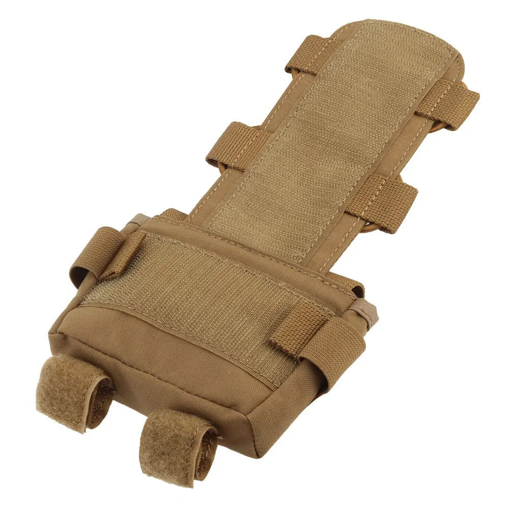 MK2 Tactical Helmet Battery Pouch M-LOK Counterweight - Coyote Brown
