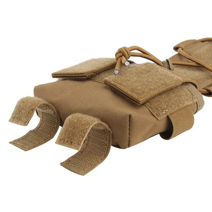 MK2 Tactical Helmet Battery Pouch M-LOK Counterweight - Coyote Brown