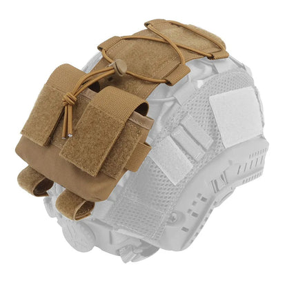 MK2 Tactical Helmet Battery Pouch M-LOK Counterweight - Coyote Brown