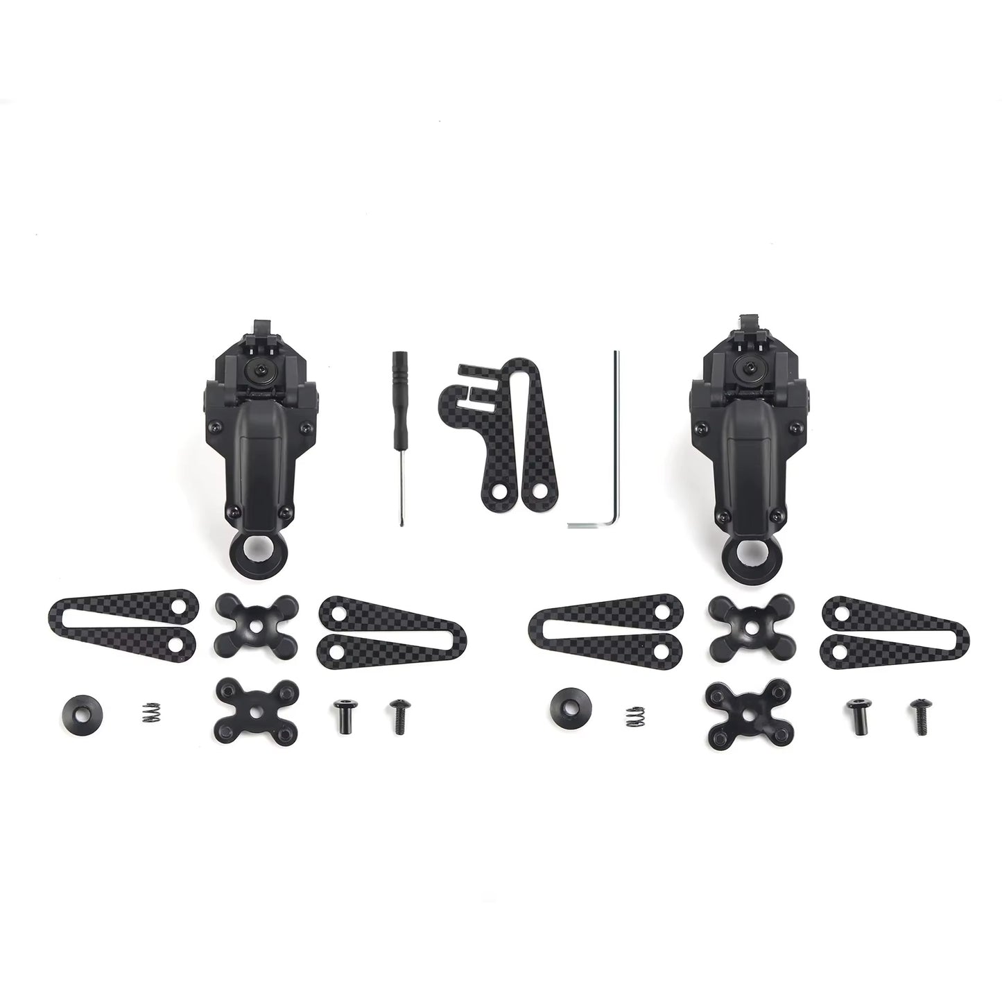 Taktische ARC Schienen-Headset-Montageadapter – Schwarz