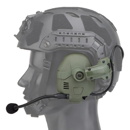 HD-16 Tactical Bluetooth Helmet Headset – Green