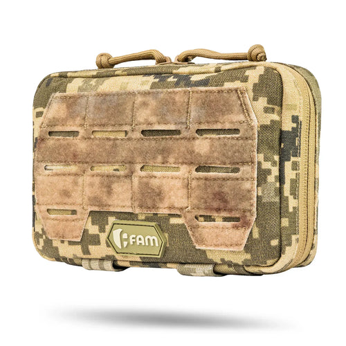 Famtac Tactical MOLLE Phone Admin Pouch | Digital Pixel Camo - Blender Tactical