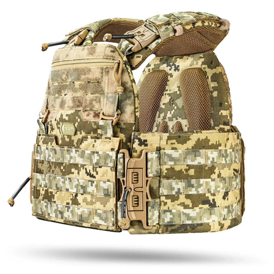 Famtac M7 PRO Gen 2 Plate Carrier 15×30 | Digital Pixel Camo - Blender Tactical