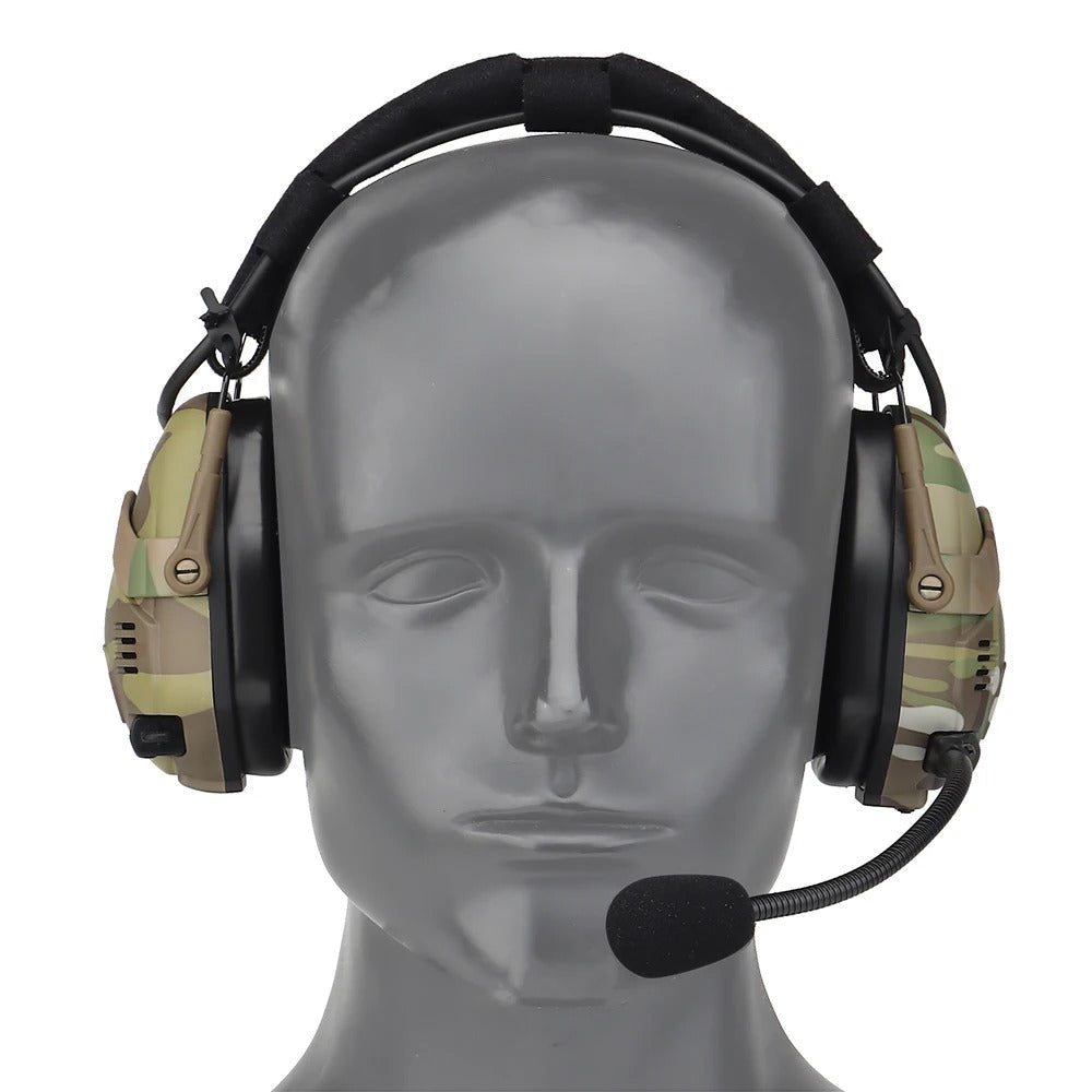 HD-16 Tactical Bluetooth Helmet Headset – Multicam