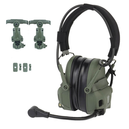 HD-17 Tactical Helmet Headset - Green