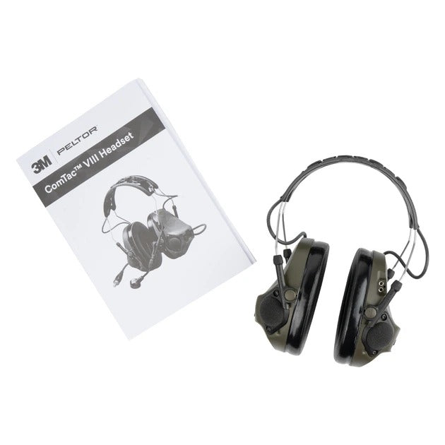 3M Peltor ComTac VIII Active Hearing Protection - Green | Blender