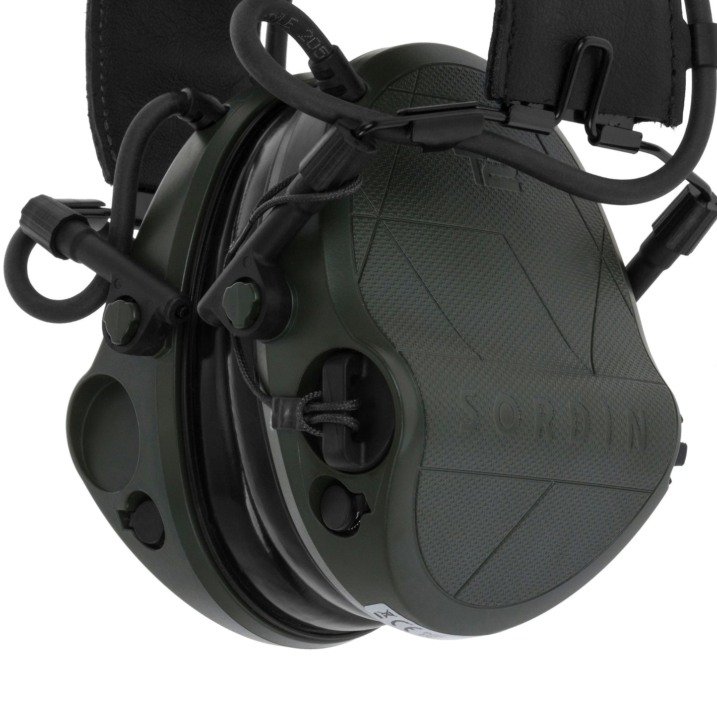 Sordin Supreme T2 Leather Active Hearing Protection - Green