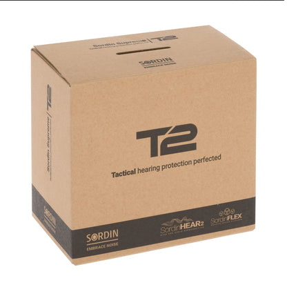 Sordin Supreme T2 Leather Active Hearing Protection - Green