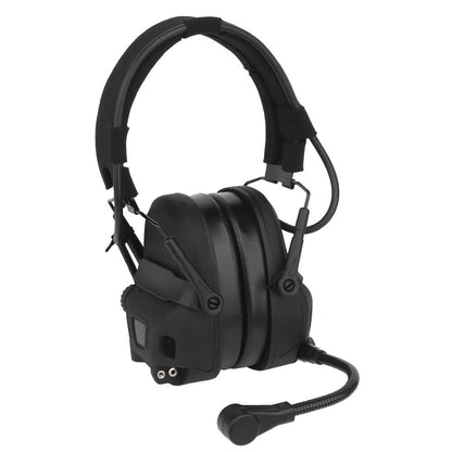 HD-17 Tactical Helmet Headset - Black