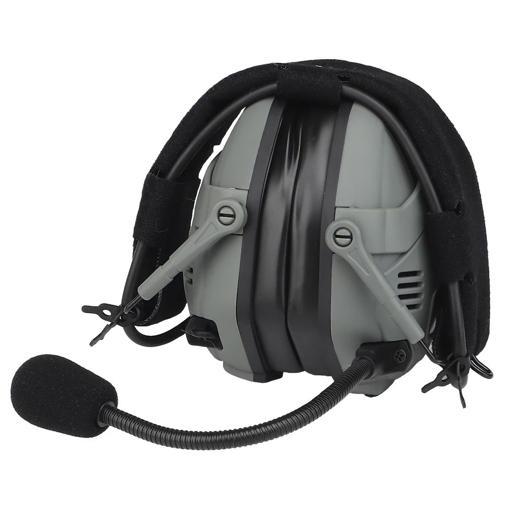 HD-16 Tactical Bluetooth Helmet Headset – Grey