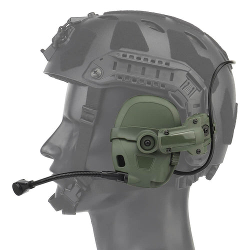 HD-17 Tactical Helmet Headset - Green