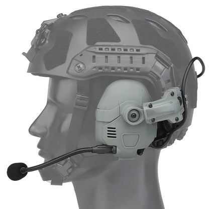 HD-16 Tactical Bluetooth Helmet Headset – Grey