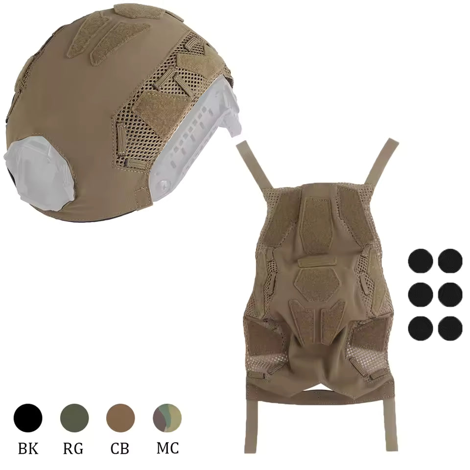 Fast SF High-Cut Tactical Helmet Cover – Coyote Brown