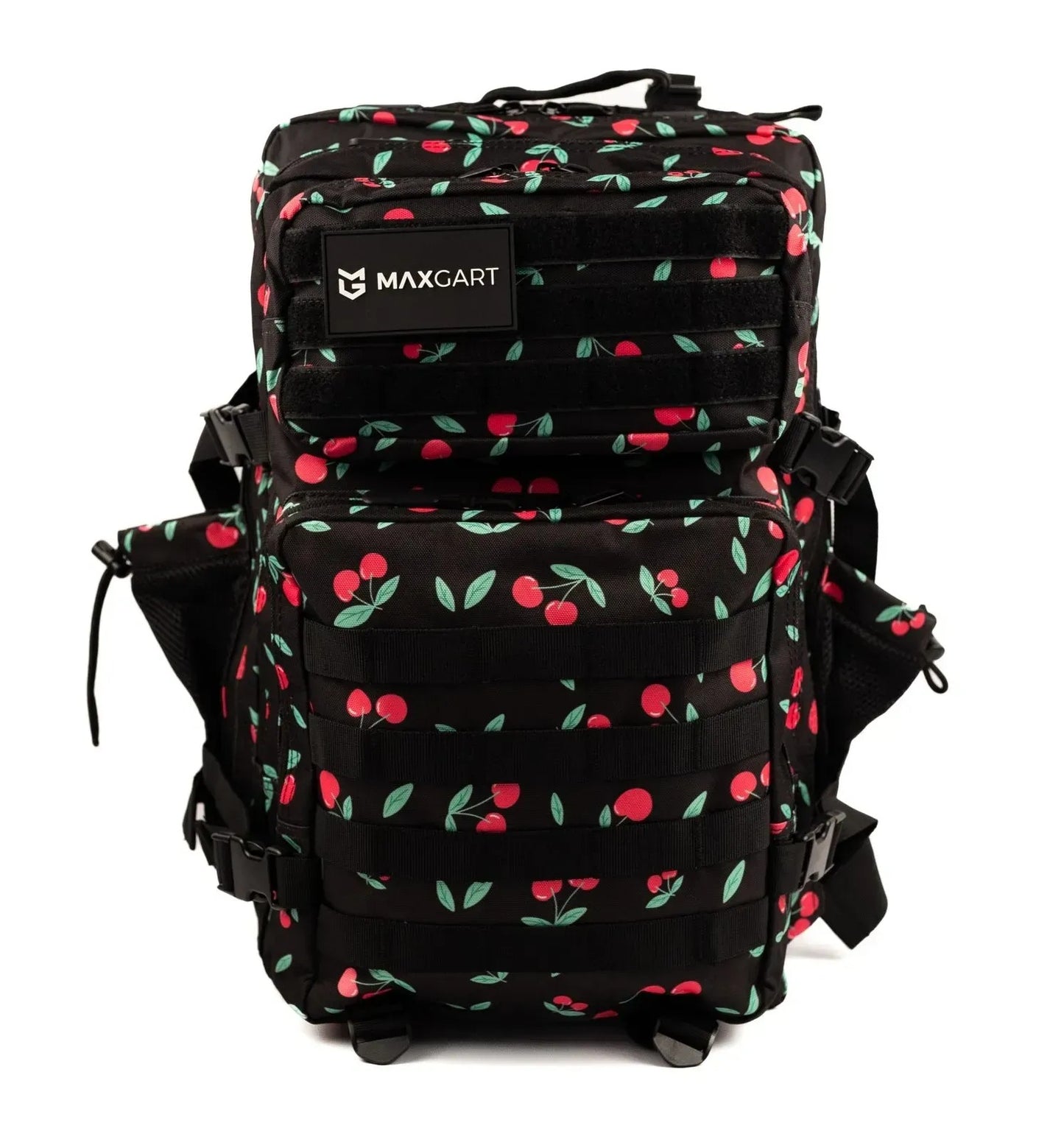 MAXGART Tactical Backpack 45L – Cherry – Water-Resistant & Versatile