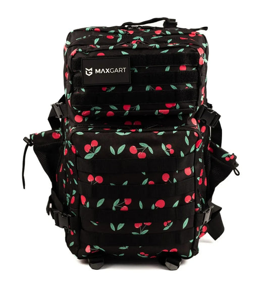 MAXGART Tactical Backpack 45L – Cherry – Water-Resistant & Versatile