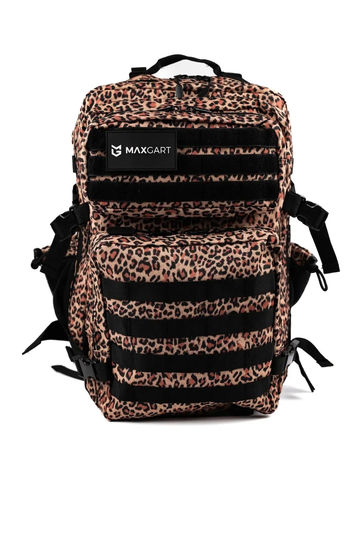 MAXGART Tactical Backpack 45L – Golden Leopard – Water-Resistant & Versatile