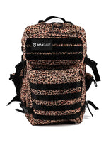 MAXGART Tactical Backpack 45L – Golden Leopard – Water-Resistant & Versatile