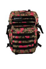 MAXGART Tactical Backpack 45L – Pink Camo – Water-Resistant & Versatile