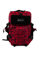MAXGART Tactical Backpack 45L – Pulse Red CP – Water-Resistant & Versatile