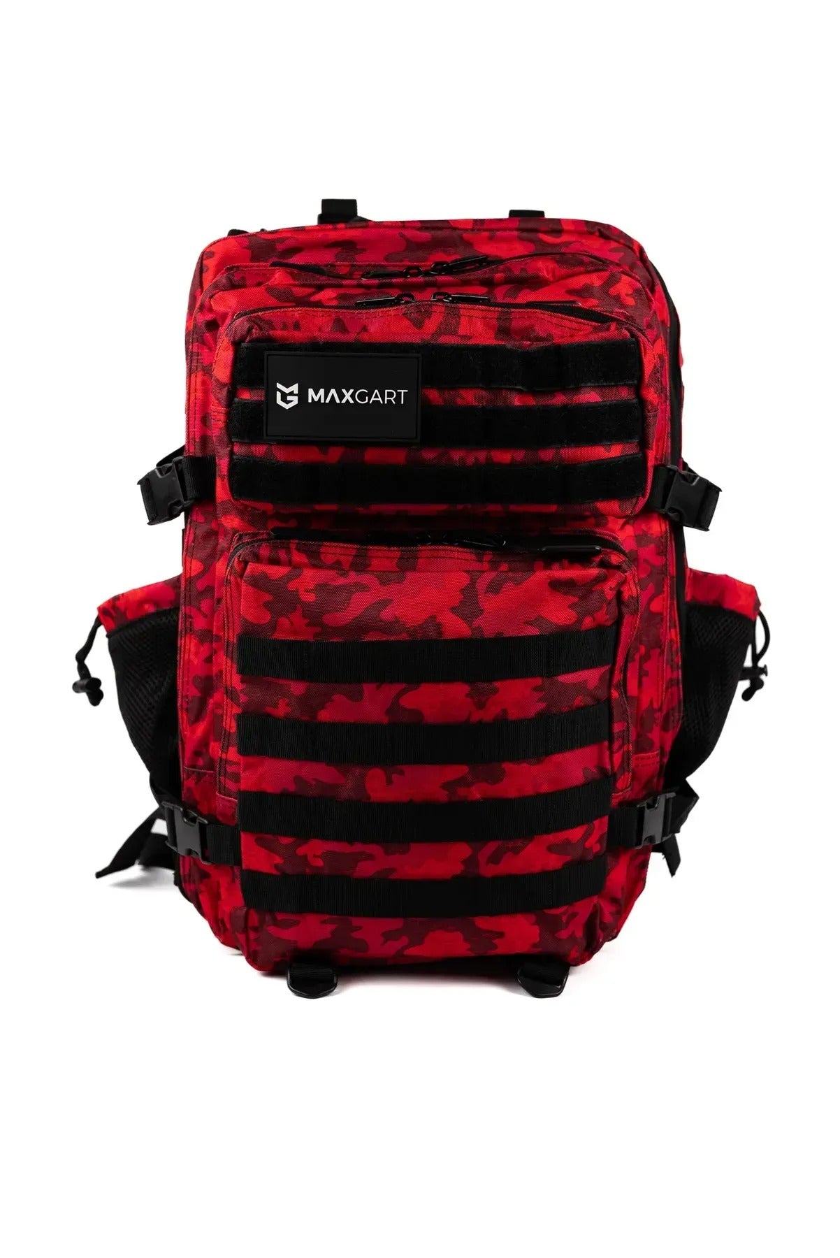MAXGART Tactical Backpack 45L – Red CP – Water-Resistant & Versatile
