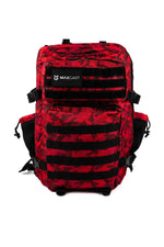 MAXGART Tactical Backpack 45L – Red CP – Water-Resistant & Versatile