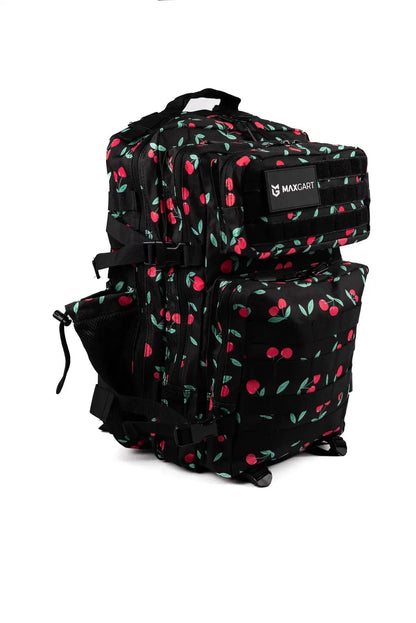 MAXGART Tactical Backpack 45L – Cherry – Water-Resistant & Versatile