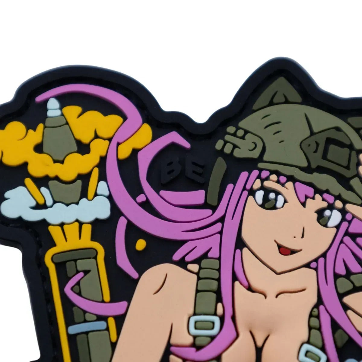 PVC Patch "Pink Anime Girl"
