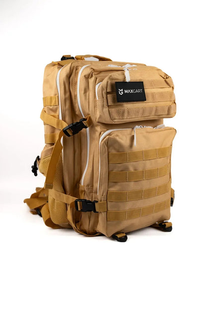 MAXGART Tactical Backpack 45L – Ligth Yellow– Water-Resistant & Versatile