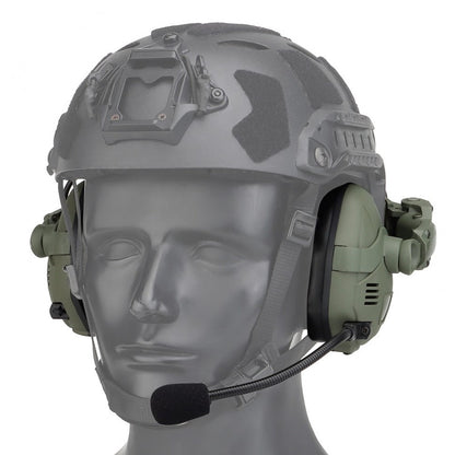 HD-16 Tactical Bluetooth Helmet Headset – Green