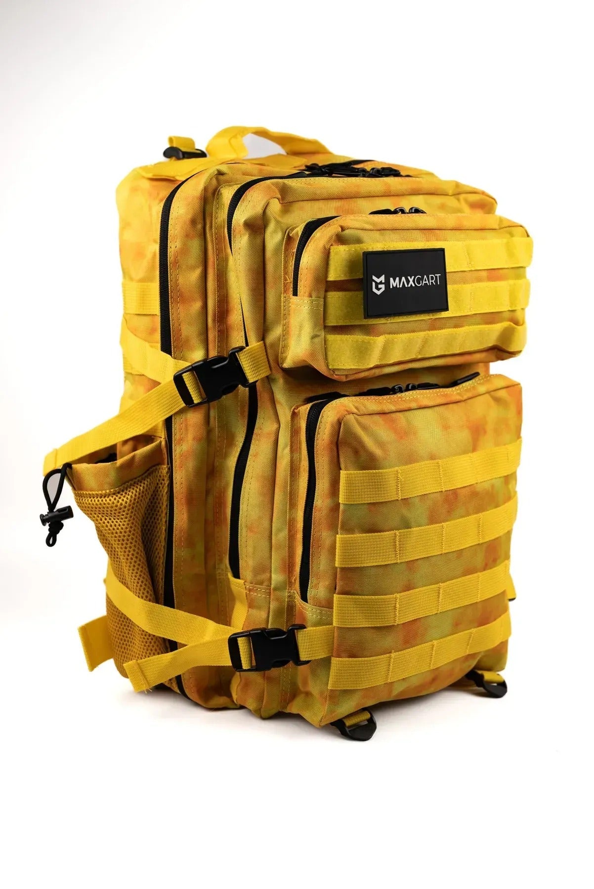 MAXGART Tactical Backpack 45L – Yellow Camo – Water-Resistant & Versatile