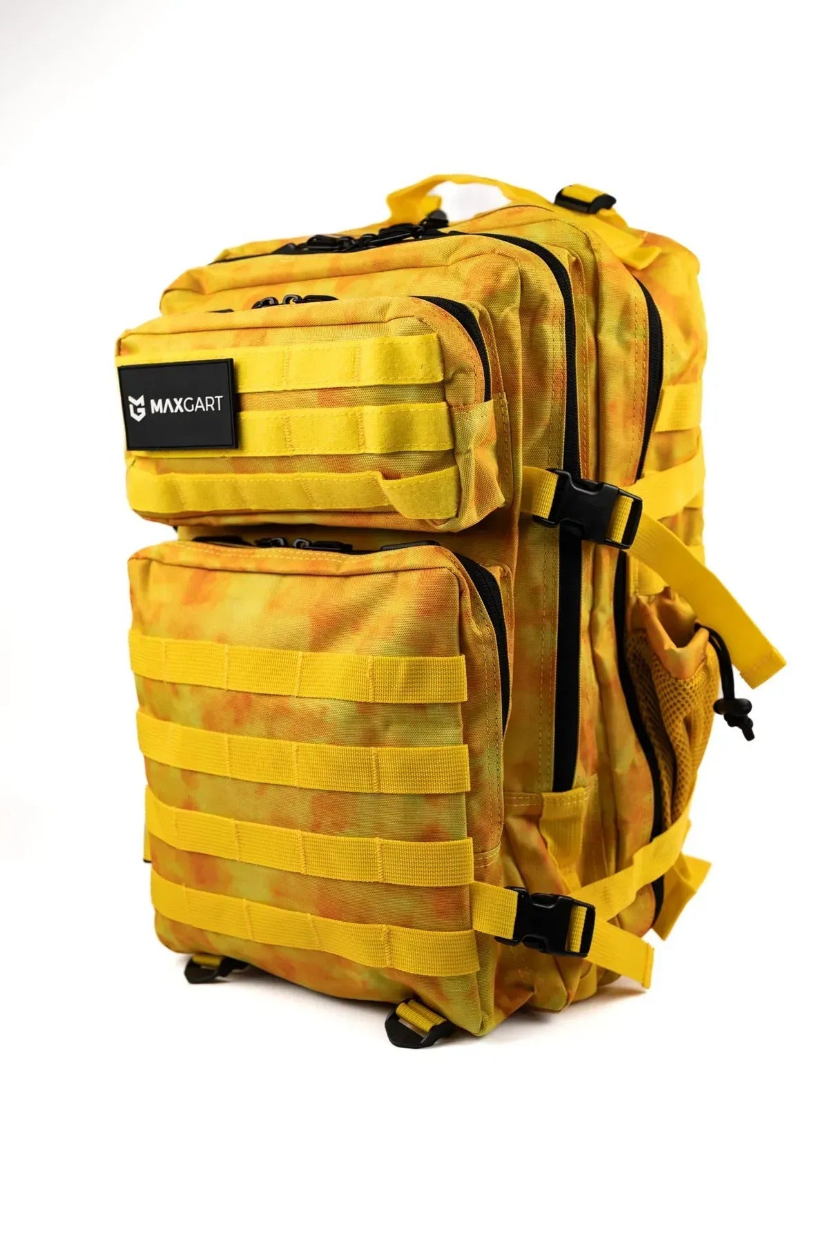 MAXGART Tactical Backpack 45L – Yellow Camo – Water-Resistant & Versatile