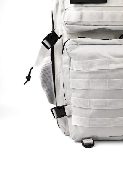 MAXGART Tactical Backpack 45L – White – Water-Resistant & Versatile