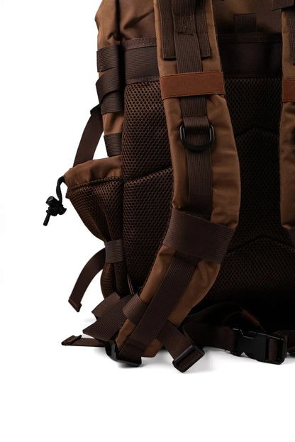 MAXGART Tactical Backpack 45L – Brown – Water-Resistant & Versatile