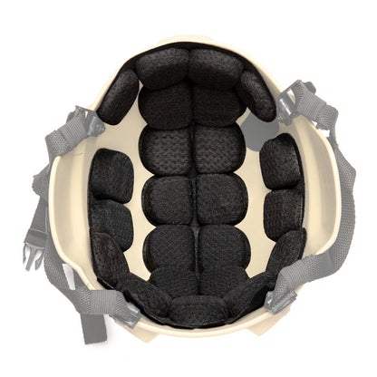Tactical Helmet Memory Foam Pad Set – Black