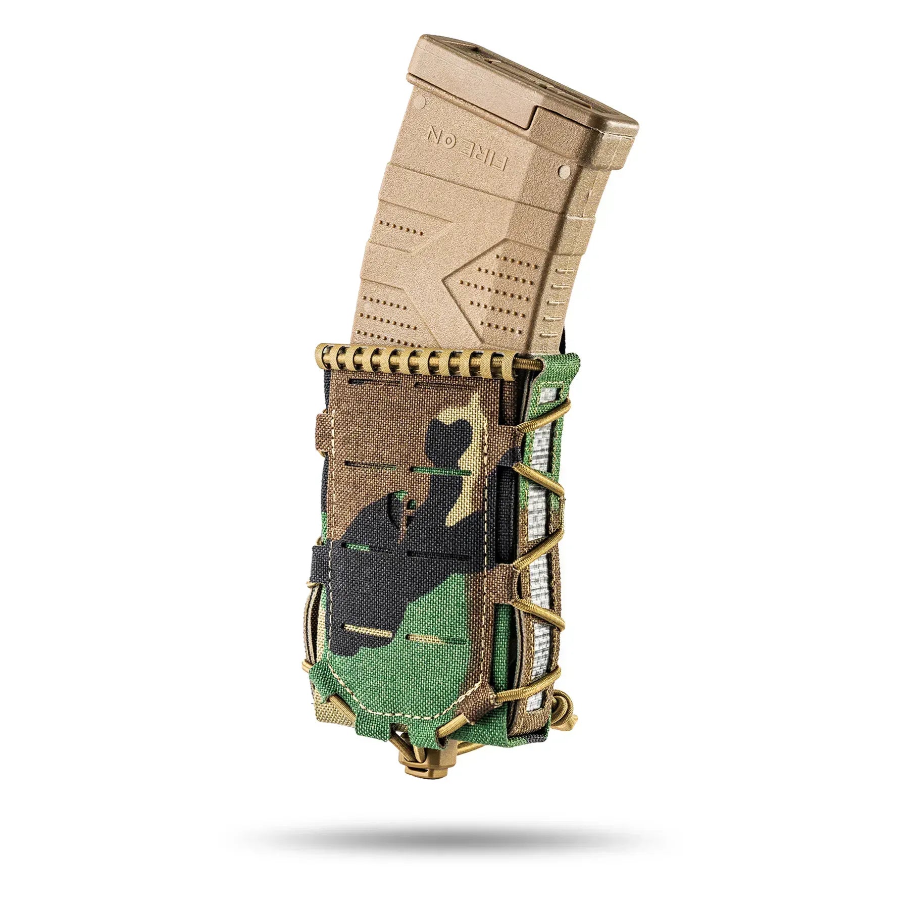 Famtac AK/AR PRO Open Top Magazine Pouch | Woodland - Blender Tactical