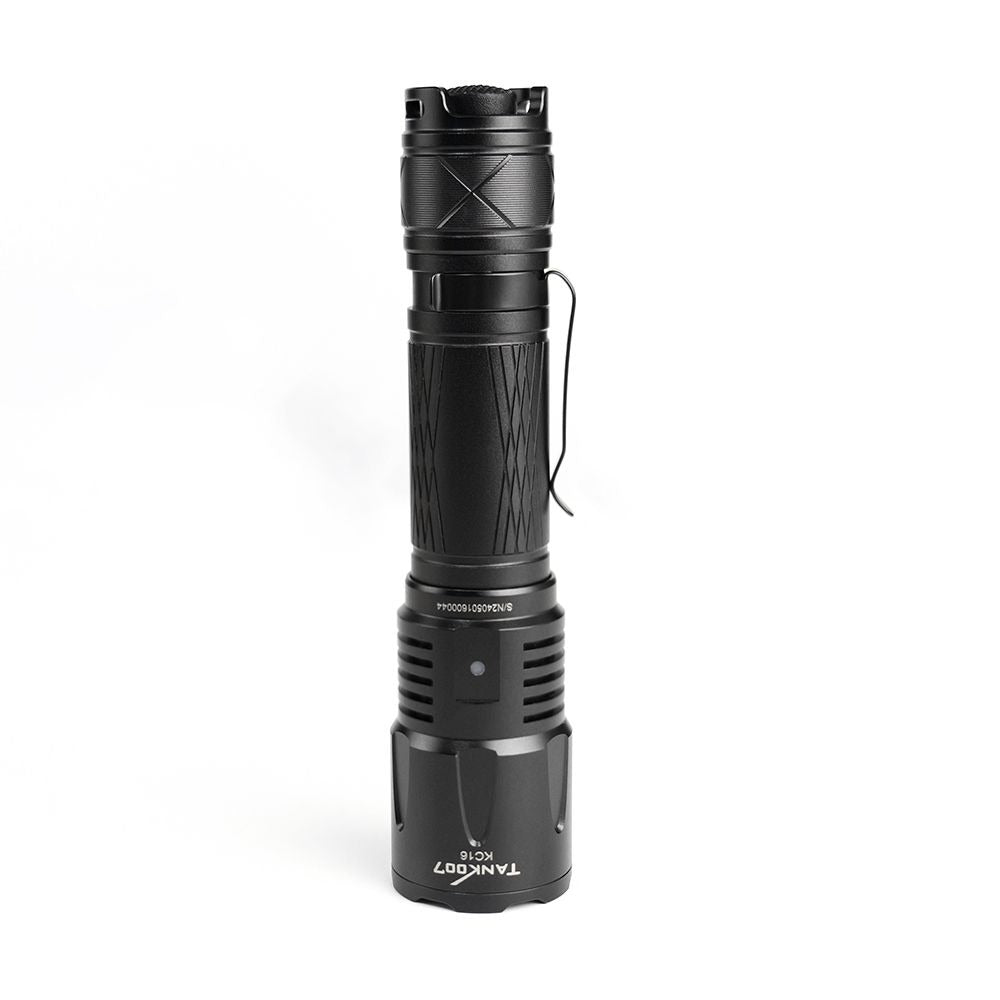 TANK007 KC16 Tactical Flashlight 1800LM | Black - Blender Tactical