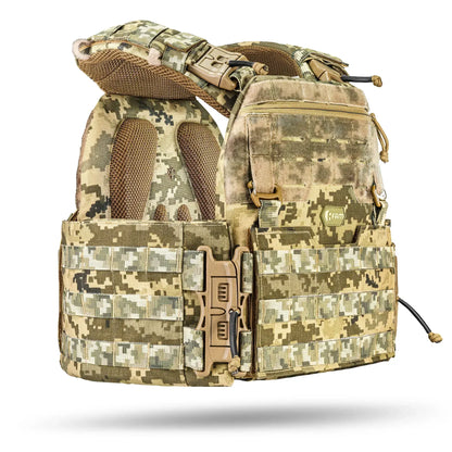 Famtac M7 PRO Gen 2 Plate Carrier 15×30 | Digital Pixel Camo - Blender Tactical