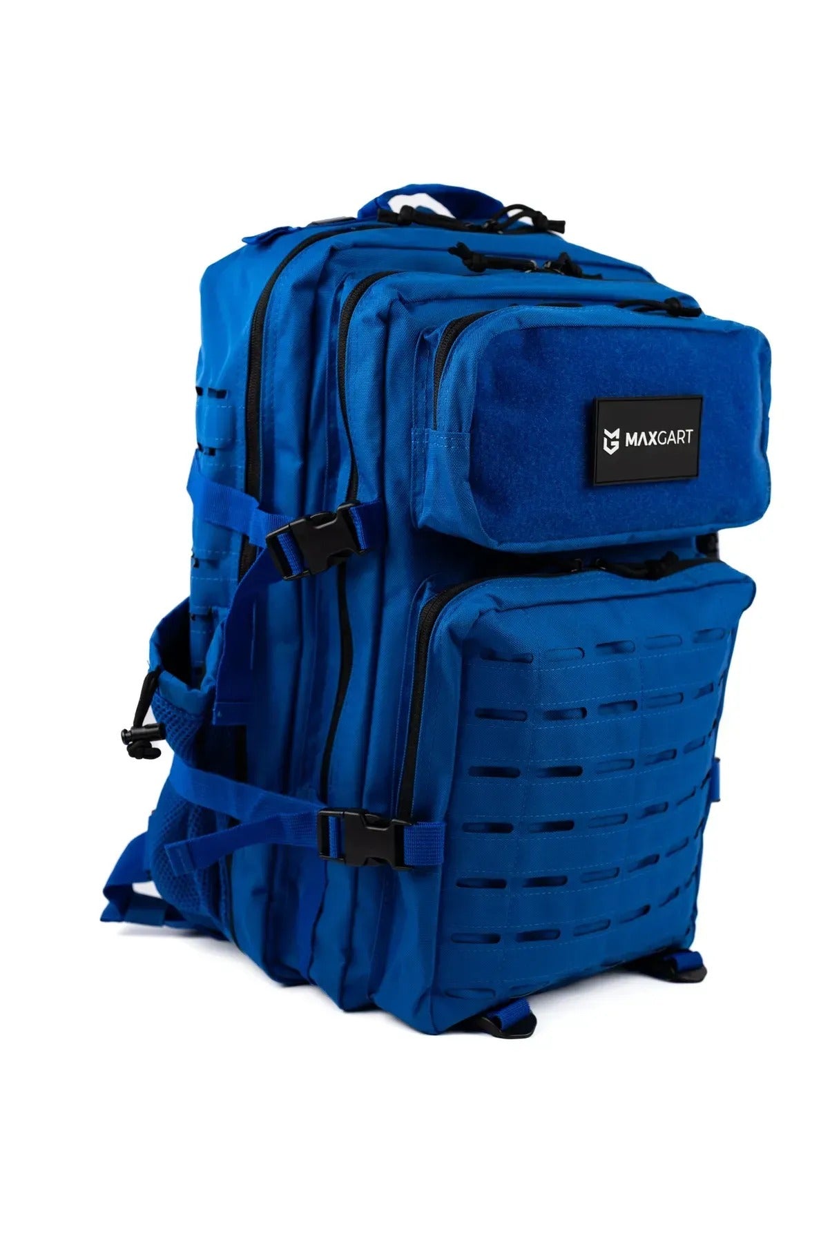 MAXGART Tactical Backpack 45L – Pulse Blue – Water-Resistant & Versatile