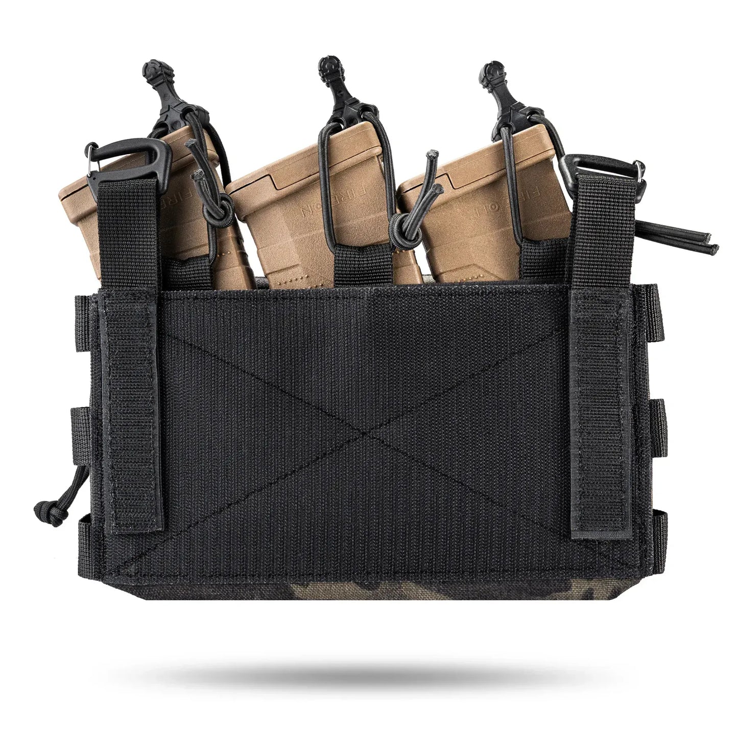 FamTac Velcro AdminMag Triple Mag Pouch – AK/AR + Admin | Multicam Black - Blender Tactical