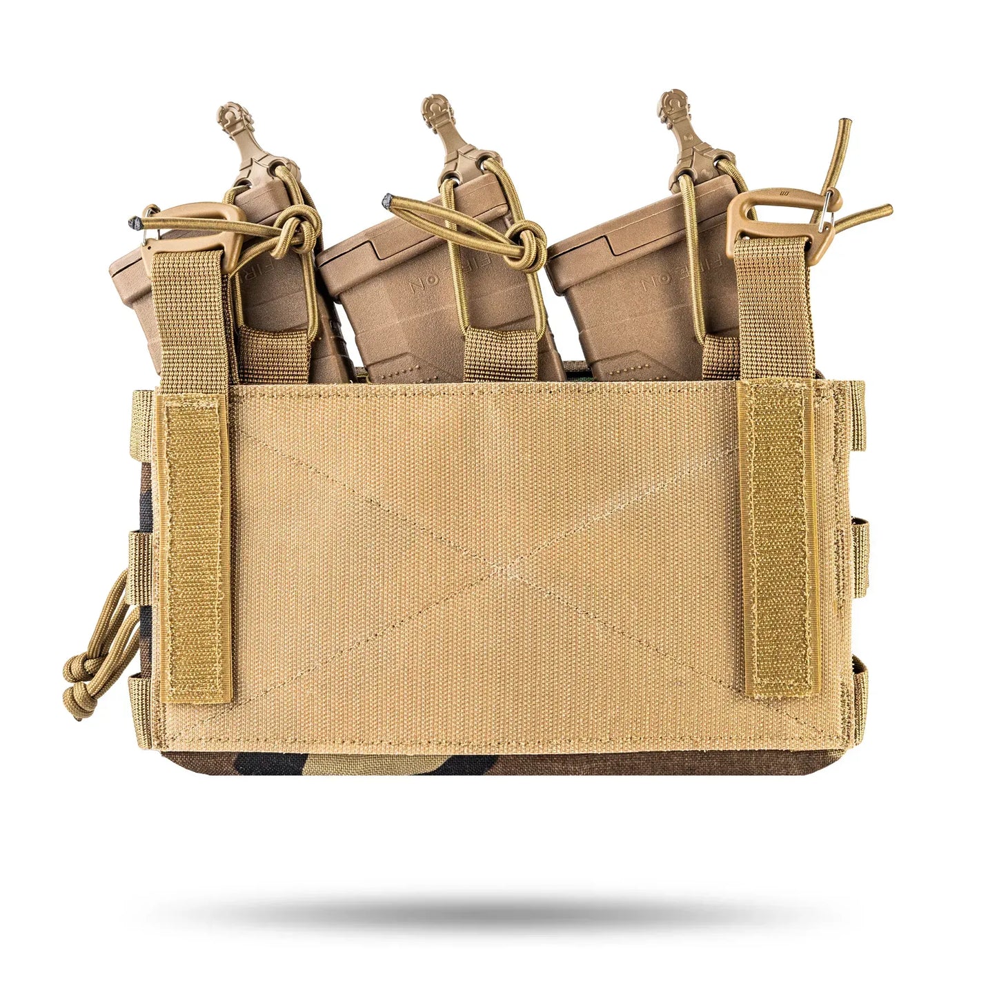 FamTac Velcro AdminMag Triple Mag Pouch – AK/AR + Admin | Woodland - Blender Tactical