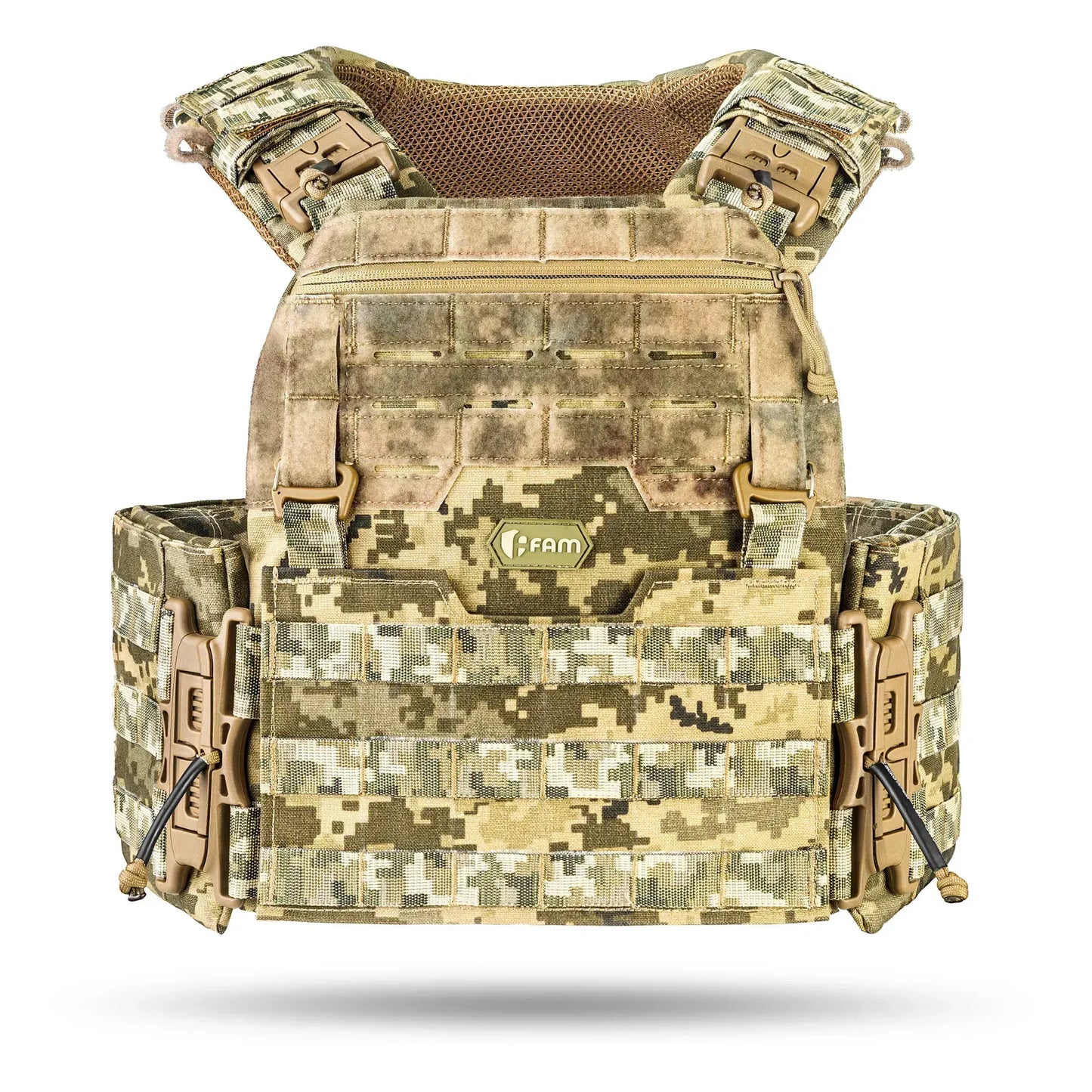 Famtac M7 PRO Gen 2 Plate Carrier 15×30 | Digital Pixel Camo - Blender Tactical